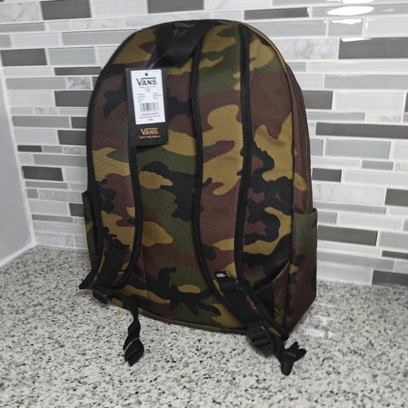 Vans Old Skool Backpack, green camo - Picture 3 of 12